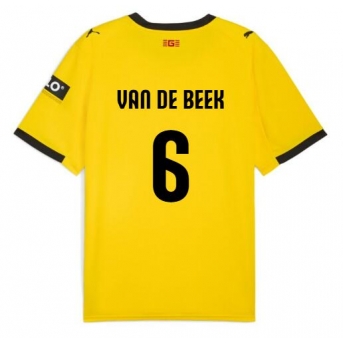 Billige Fotballdrakt Girona Donny van de Beek #6 Replika Bortedrakt 2025-26 Kortermet